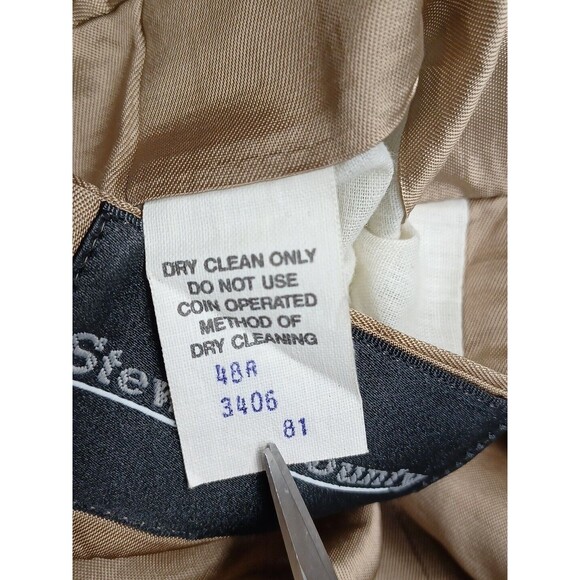 Stewart County Sport Western Jacket Confetti Wool Tweed Suede Elbows Sz 48R - Picture 10 of 11